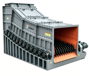 Vibration Free Heavy Duty Steel Roller Screen with Engine Motor for Coal Preparation Plant Dust Free Operation