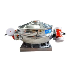 Vibratory Screening Direct Discharge Sifter with Motor High Efficiency Stainless Steel 304 for Starch Flour Customizable