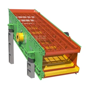 WANGAO Double layer Linear Relaxation Screen Renovation Waste Screening Equipment Motor Core Chemical Waste Sorting 380V