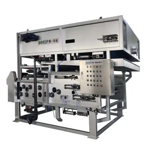 Wastewater Treatment Automatic Gravity Belt Thickener Operation Water Slurry Separation Filter Press Sludge Dewatering Machine