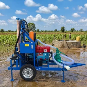 Water Well Drilling Rig 200M Depth Portable Water Borehole Drilling Machine Compact Design Water Well Drilling Machine