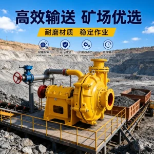 Wear Resistant Centrifugal Slurry Pump Heavy Duty Mining Pump for Abrasive Ore Slurry Sand and Tailings Transport