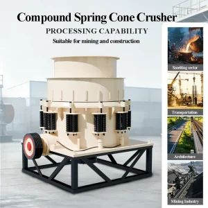 Wear Resistant Cone Crusher Mantle Spare Parts in All Types Cone Crushing Equipment Mining Gold Iron Ore Crushing