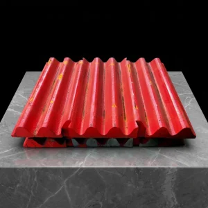 Wear Resistant High Manganese Steel Casting Jaw Plate OEM Construction Machinery Wear Spare Parts for Stone Jaw Crusher