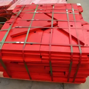 Wear Resistant High Manganese Steel Impact Crusher Machine Parts with Casting for Ore Mining Crushing Chamber Accessories