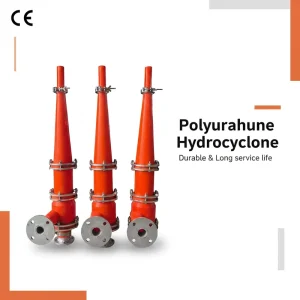 Wear Resistant PU Hydrocyclone High Efficiency Mineral Slurry Dewatering and Grading Equipment for Mining Plants