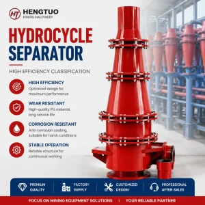 Wear Resistant Polyurethane Hydrocyclone Separator for Mining Slurry Classification Mineral Separation Dewatering Equipment