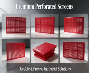 Wear Resistant Polyurethane Linear Mesh Screen Panel High Efficiency Anti Blinding PU Sieve Plate Ore Grading Sieve Vibrator