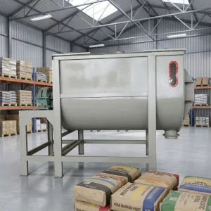 Wear Resistant Ribbon Blade Thermoplastic Mixer for Quartz Sand Mixed Traffic Safety Paint Production