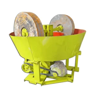 Wet Gold Grinding Mill with Motor and Gear 5.5kw 380V 0.6tph Capacity Gold Mercury Ore Beneficiation Equipment