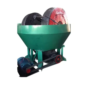 Wet Pan Mill 1100 1200 1300 Gold Mining Equipment Simple Control Low Skill Required
