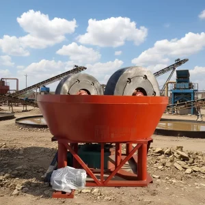 Wet Pan Mill Gold Grinding Machine for Gold Mining Machinery Diesel-powered or Electric Motor