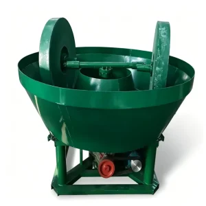 Wet Pan Mill for Gold 1100 Uniform Slurry Fineness High Gold Liberation Small Mineral Processing Equipment