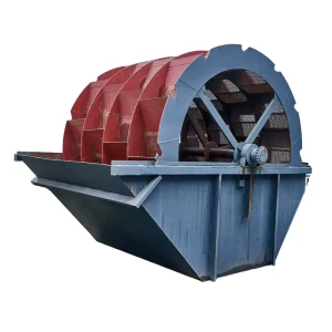 Wheel Bucket Sand Washing Machine Mining Quarry Equipment with Gear Pump 50 75t h Capacity