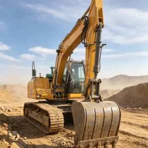 Wheel Excavator Construction Site Machinery Digger Excavation Equipment