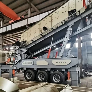 Wheel Mobile Screening Plant 300 TPH for Mining and Quarry Operations