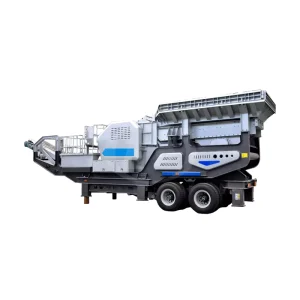 Wheel Mounted Mobile Crushing Screening Crusher for Construction