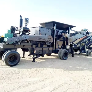Wheel Mounted Mobile Jaw Crusher Station Portable Rock Crusher Plant for Quarry Aggregate Production