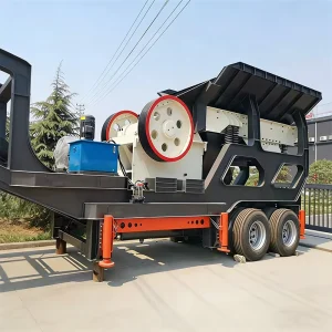 Wheel Type Mobile Jaw Crusher Plant Max 450t/h Capacity High Mobility for Mining Use