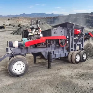 Wheel Type Mobile Jaw Crusher Station Construction Waste Crushing Machine for Demolition Recycling