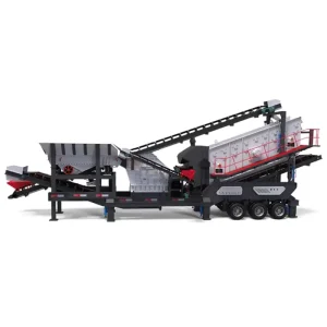 Wheeled Mobile Screening Station Factory Direct Mobile Vibrating Screen with Core Components Bearing Motor Engine Gear Gearbox