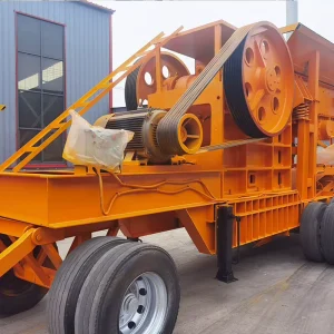 Wheeled Portable Mobile Crushing Station Factory Direct Diesel Impact Crusher for Construction Rubble Sand Making
