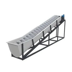 Wheeled Spiral Silica Sand Washing Plant with Durable Blade AC Motor 100-350T/H Capacity