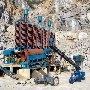 Widely Used Gravity Separator Machine Mineral Separator Spiral Chute Conveyor for Iron Ore Separation