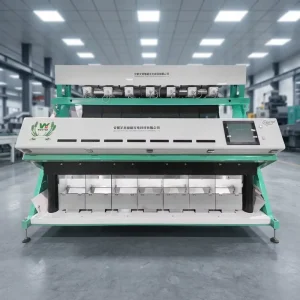 Wifi Remote Control Optical Sorter with AI Function 7 Chute Recycled Plastic Color Sorter Machine for Flakes Granules