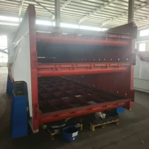 Wuyang Linear Vibrating Screen Eccentric Block Excitation for Sand Aggregate Mineral Sieving Thin Oil Lubricated Customizable