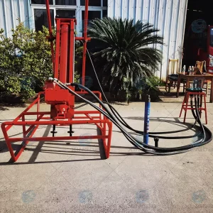 XDQ100 Pneumatic DTH Drill Rig 80 130mm Drilling Diameter 25m Depth 4KW Air Motor 9600N Lifting Force