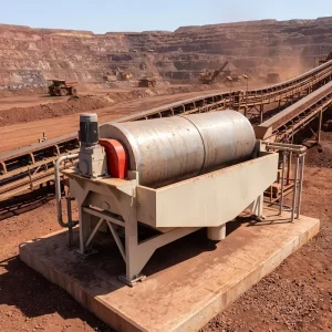Xingguang CTS 1030 Automatic Wet Magnetic Separator Rare Earth Magnet Steel Motor 65 125T h Capacity 380V 660V Ore Recovery
