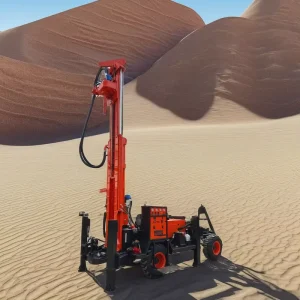 YCSL 260 Four Wheel Deep Water Well Drilling Rig Water Air Dual Purpose with High Efficiency Engine for Mining
