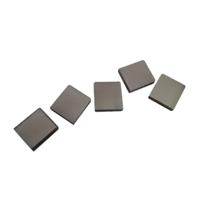 YG6 YG8 Tungsten Carbide Square Block Wear Parts Wear Tile for Mining Stone Crushing Sand Making Machine Ore Crushing 45 Degree