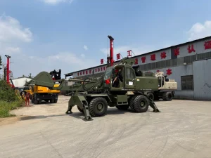 YH-210E Wheel Excavator Hydraulic System with Cummins Engine Warranty