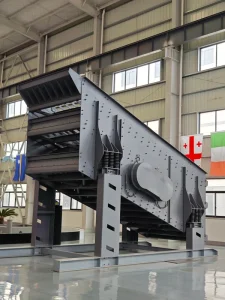 YK Linear Vibrating Screening Machine 400mm Feed 12 650TPH Mining Aggregate Separator for Granite Limestone Ore Equipment