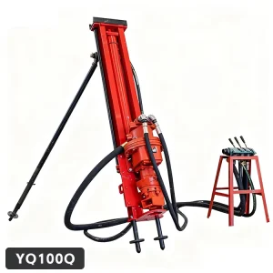YQ Portable Electric Powered Pneumatic DTH Drill Rig 30m Deep Well Rock Drilling Equipment Slope Protection Mining