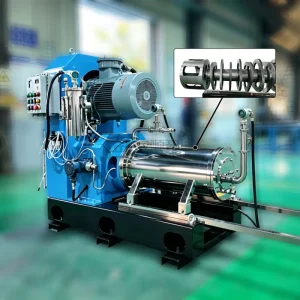 Yushun Automatic Micron Grade Disc Bead Mill Pump Bearing Stainless Steel High-Accuracy Wet Grinder for Ceramic Ink Production