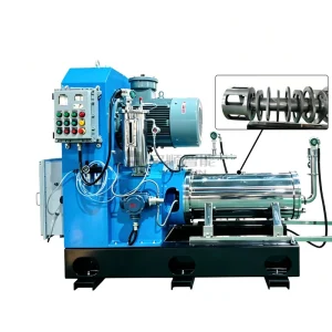 Yushun Electric Automatic Stainless Steel Compact Vertical Disc Bead Mill Lab Sand Mill with Pump for R&D and Pilot Production