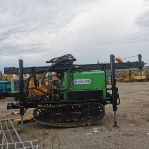 ZGSJ200 Second Hand 200m Depth Diesel Engine Crawler Hydraulic Water Well Coring Borehole Drill Rig Machine Equipment