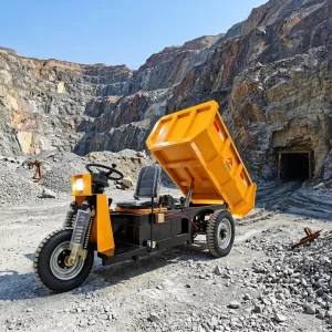 ZL150E Electric Three Wheeler Mini Dump Truck with Pump & Motor Battery Powered for Mining Tunnel Applications