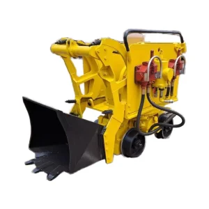 ZQ-12 Pneumatic Air Rocker Shovel Underground Mucking Rock Loader Machine 0.12m³ Bucket Mining Tunneling Narrow Tunnel Equipment