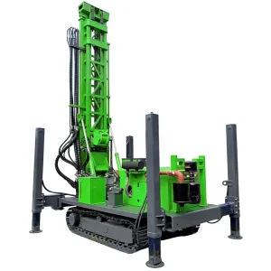 ZZ-300 Diesel-Powered Hydraulic Core Rotary Water Well Drilling Rig Pump Engine Motor Gear Steel Crawler Mount 300m Max Depth