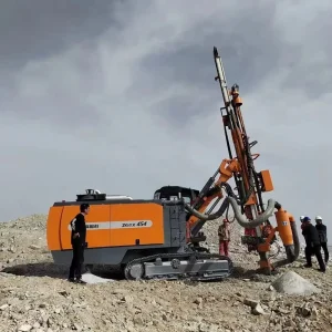 Zhigao ZGYX 454 Integrated Open Pit DTH Hydraulic Surface Gold Mine Drilling Rig 115-152 mm