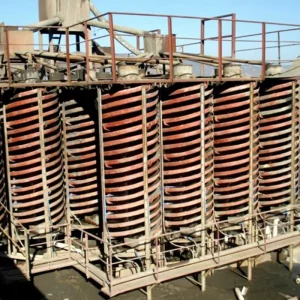 Zirconium ilmenite Beneficiation Equipment Deashing Spiral Sluice for Washing Ilmenite Spiral Separator
