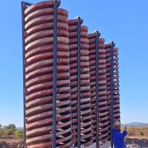 and Recycling of Ilmenite Lead zinc Ore Beneficiation Equipment Spiral Sluice Water Washing Beneficiation